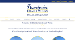 Desktop Screenshot of brandywinecoachworks.com